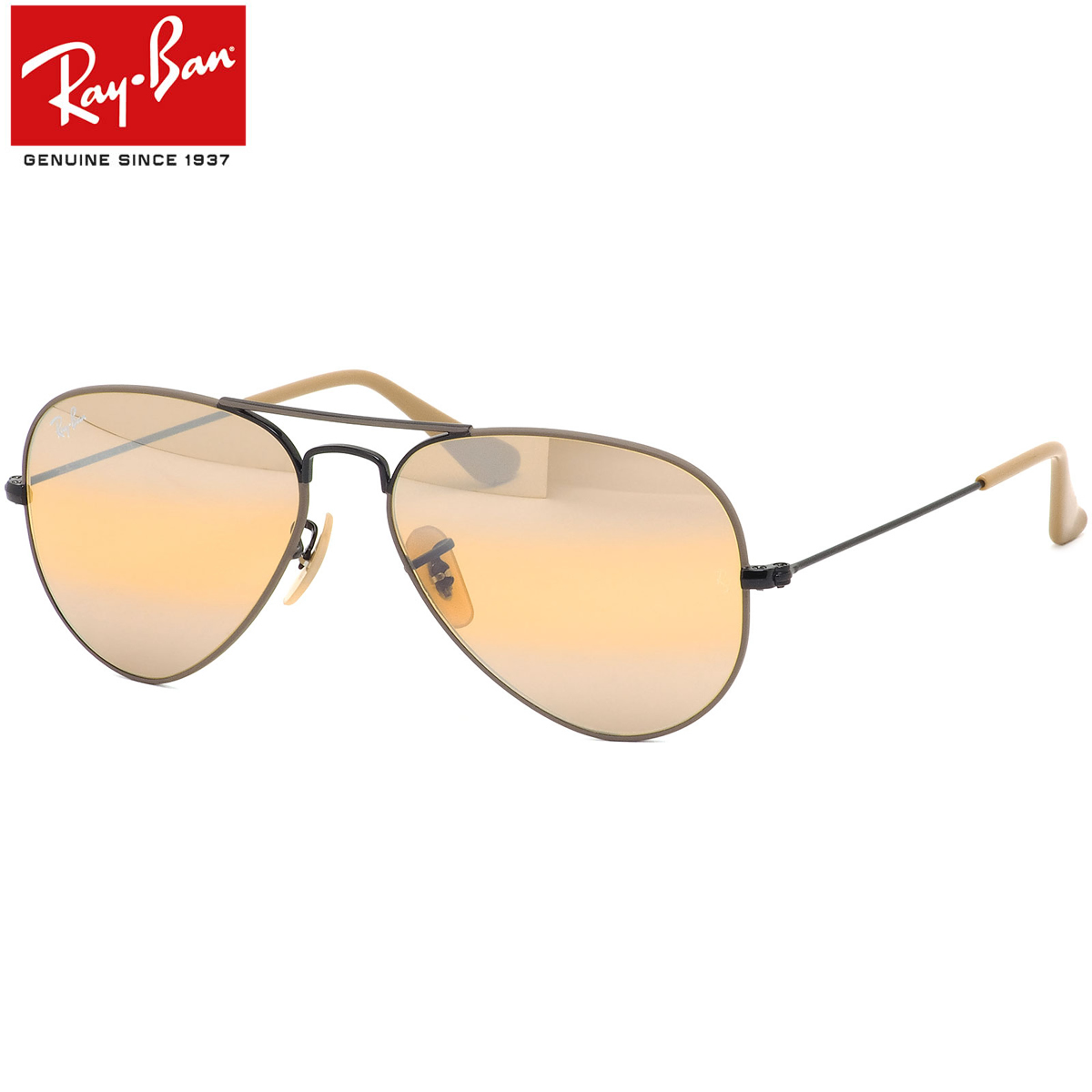 Ray Ban レイバン メガネ サングラス Rb3025 ポリス Police 9153ag 55サイズ 58サイズ Aviator Mirror Aviator アビエーター ミラー ティアドロップ パイロット グラディエント グラデーション ブラック ベージュ かっこいい おしゃれ クール メンズ レディース メガネ