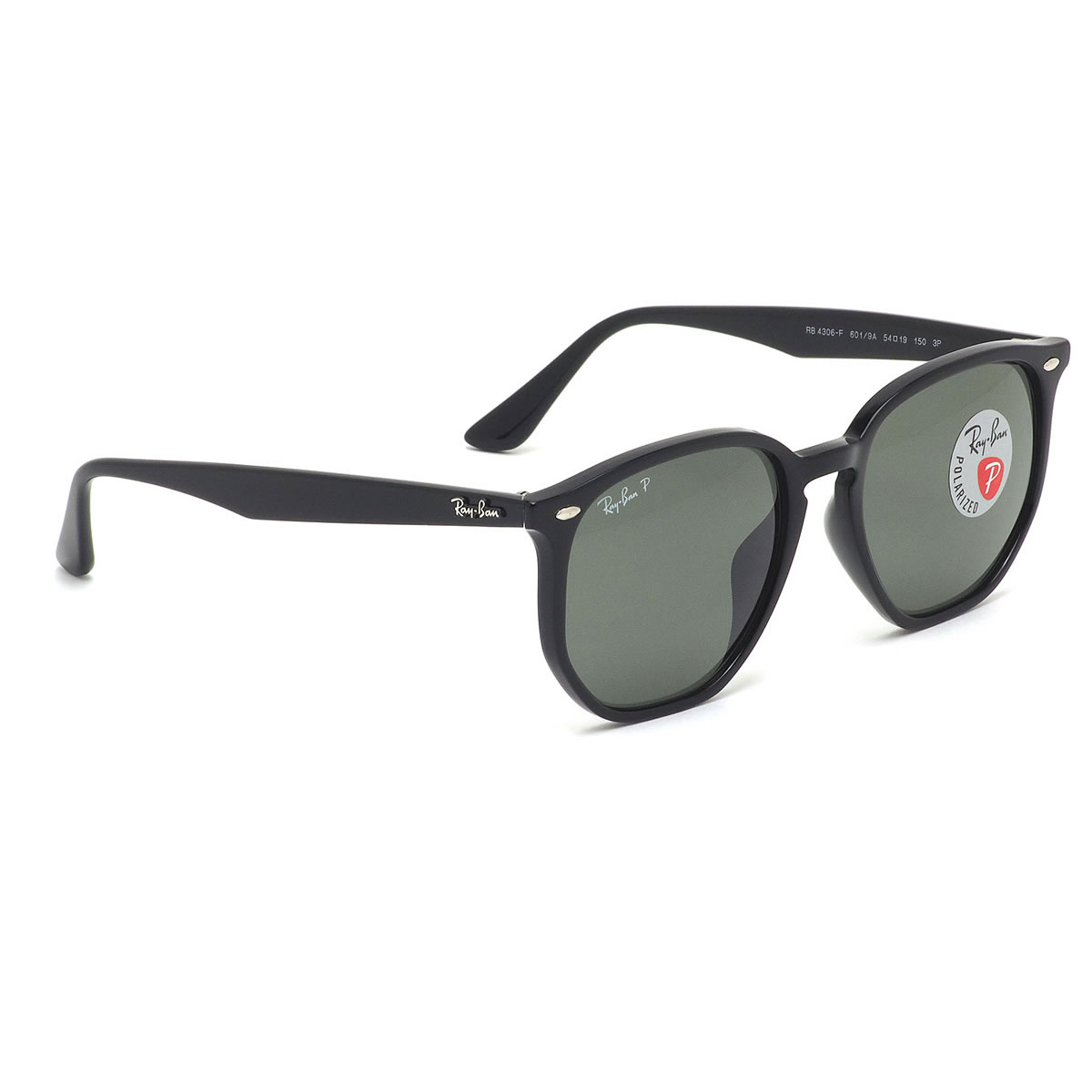 国内外の人気 国内正規品 川 山 海 紫外線 Uvカット ブランドサングラス レジャー アウトドア 運転 ドライブ Rayban レディース メンズ アジアンフィット 54 601 9a Rb4306f グリーンレンズ G 15 偏光レンズ Ray Ban ヘキサゴン型 サングラス レイバン 眼鏡