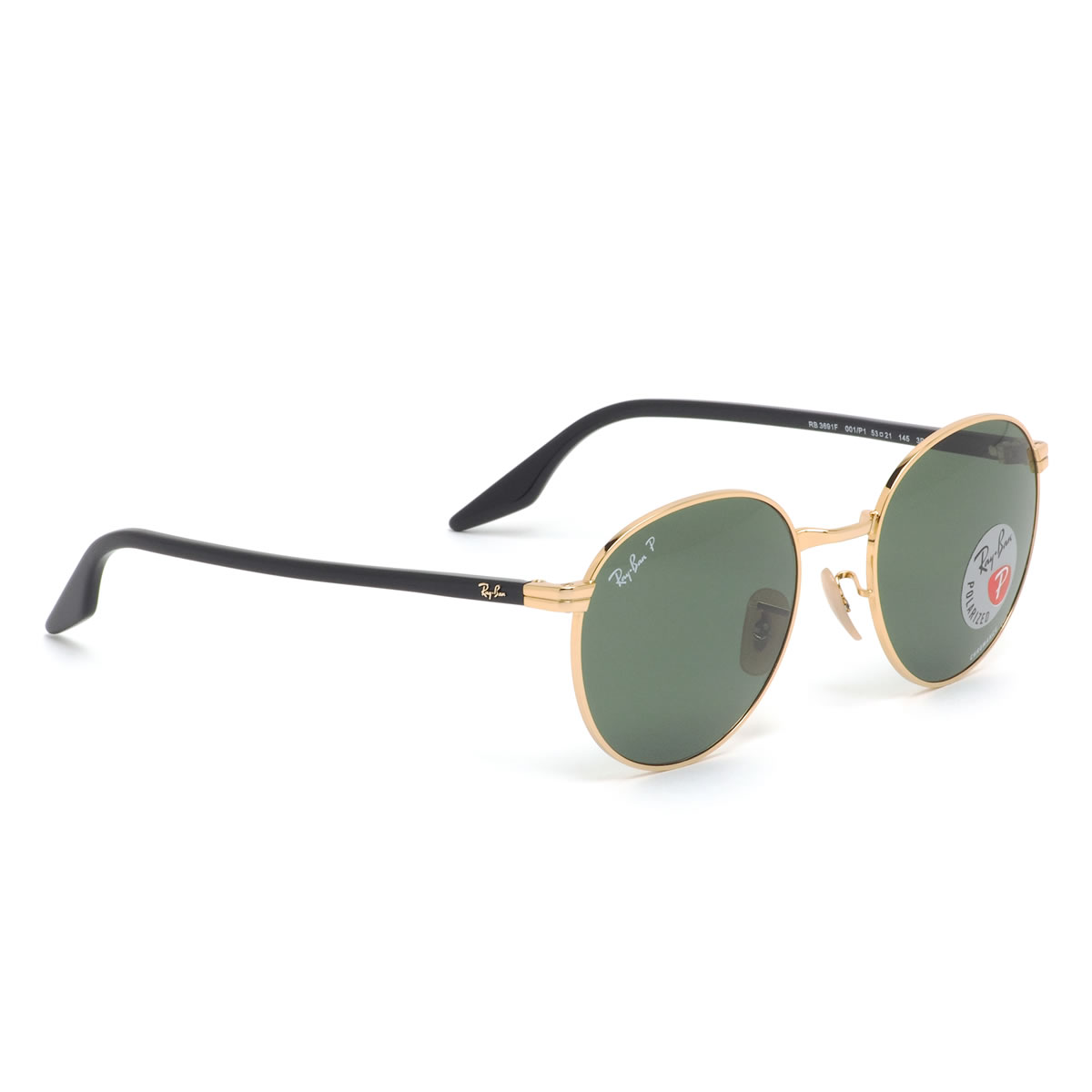 Ray-Ban RB3691F 001 P1 53 サングラス レイバン 偏光レンズ