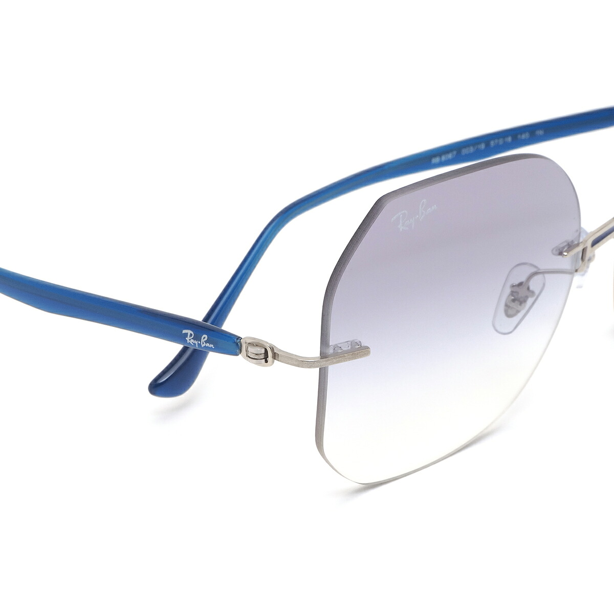 正規商品販売店 ギフトバッグ コンビニ決済手数料無料 Ray Ban グラデーションレンズ 14時までのご注文なら即日発送可能 003 19 Rb8067 サングラス 日本全国送料無料 軽量 サングラス Rb8067 縁なし 57 Ray Ban レイバン 軽い 軽量 グラデーションレンズ メンズ