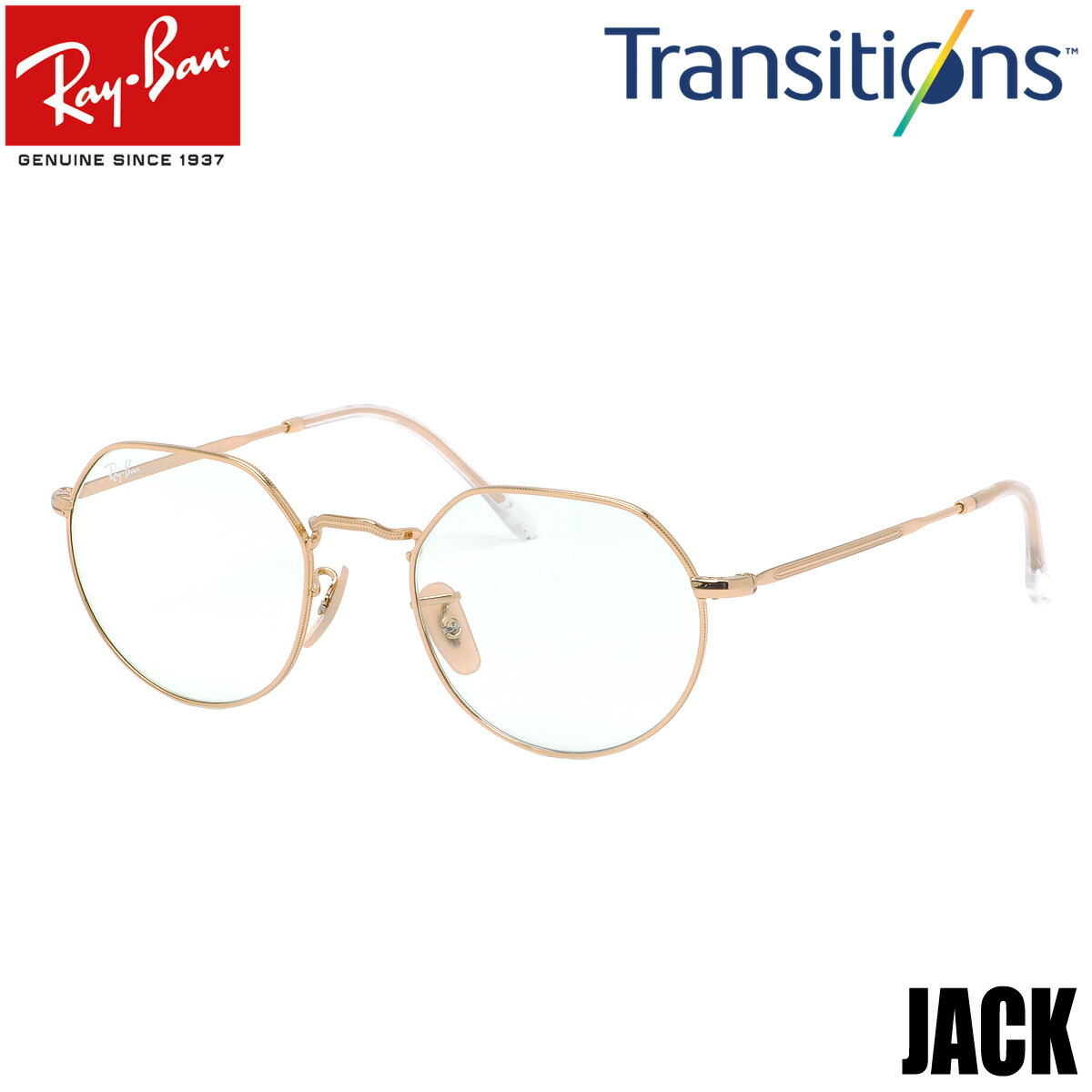 楽天市場】Ray-Ban RB3565 001/GG 53 サングラス レイバン JACK 