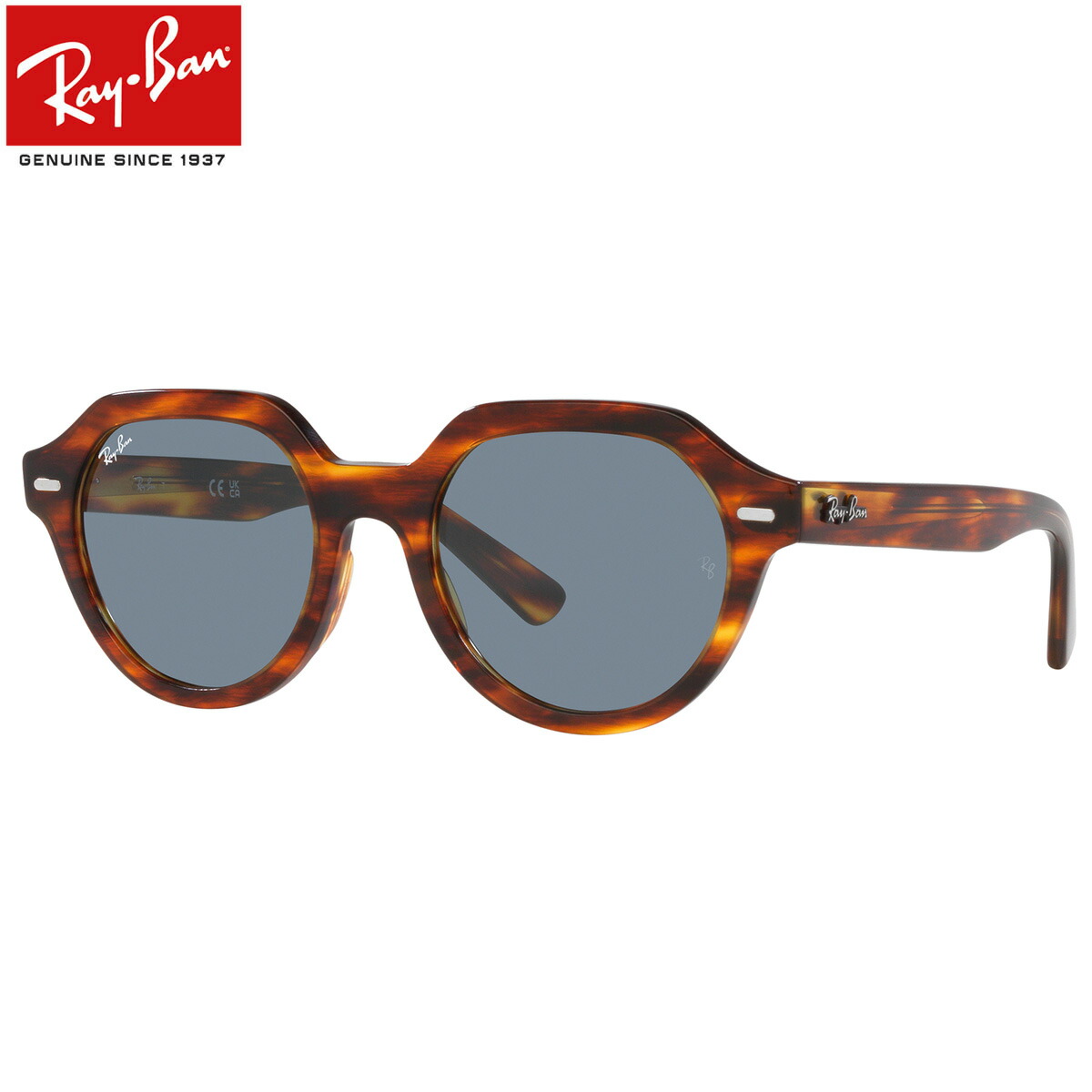 RayBanユニセックスモデルGINA　サングラス　メガネケース付き 楽天市場】レイバン サングラス RayBan GINA フレーム/HAVANA