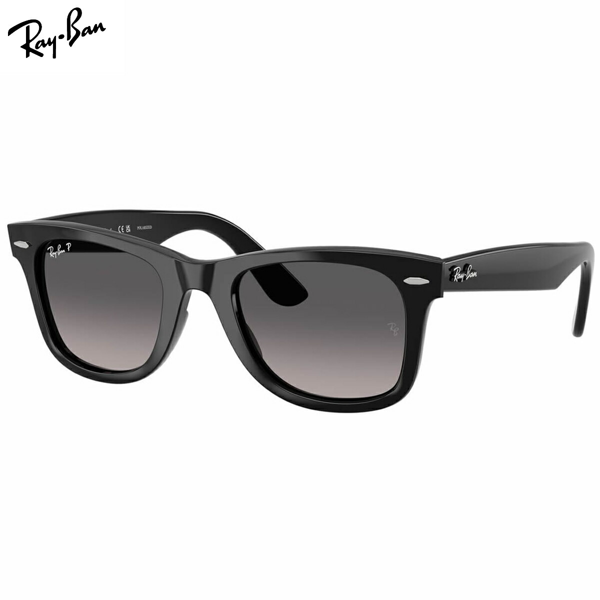 Ray-Ban RB4340 601/M3 50 サングラス レイバン WAYFARER EASE ウェイファーラー イーズ 偏光レンズ 度数付き対応 黒 メンズ レディース [25N2RB]