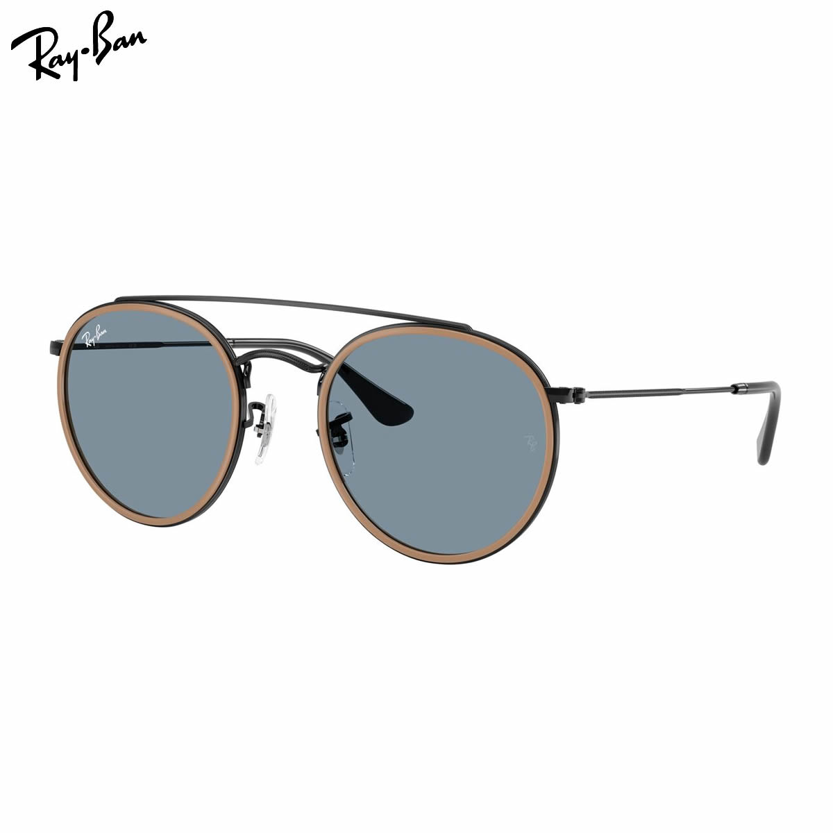 Ray-Ban RB3647N 9279R5 51 サングラス レイバン ROUND DOUBLE BRIDGE ラウンドダブルブリッジ 度数付き対応 メンズ レディース [26N1RB]