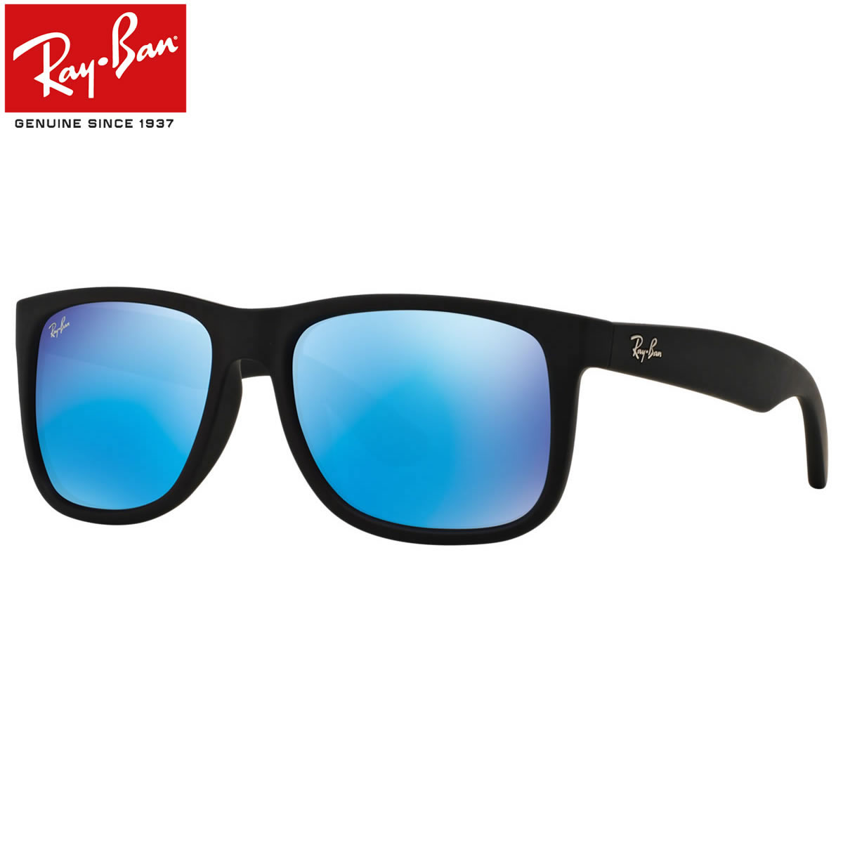 楽天市場 レイバン サングラス ミラー ジャスティン Ray Ban Rb4165f 622 55 54サイズ レイバン Rayban Justin 62255 Wayfarer ウェイファーラー ブルーレンズ メガネ サングラスのthat S