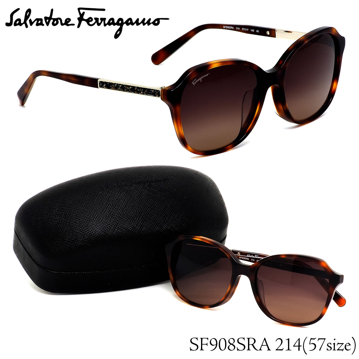 Buy Ferragamo Fashion women's Sunglasses SF923SK-017