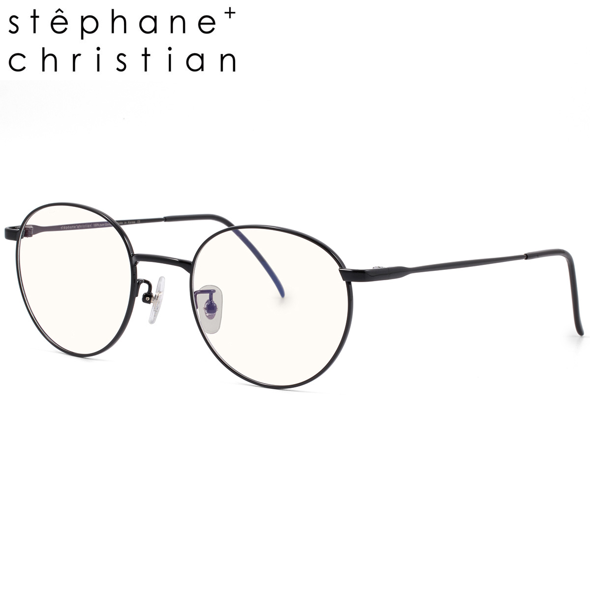 ステファンクリスチャン GRAM01 BKBK 50 メガネ stephane christian グラム01 チタン 軽量 メンズ レディース|メガネ・サングラスのThat’s