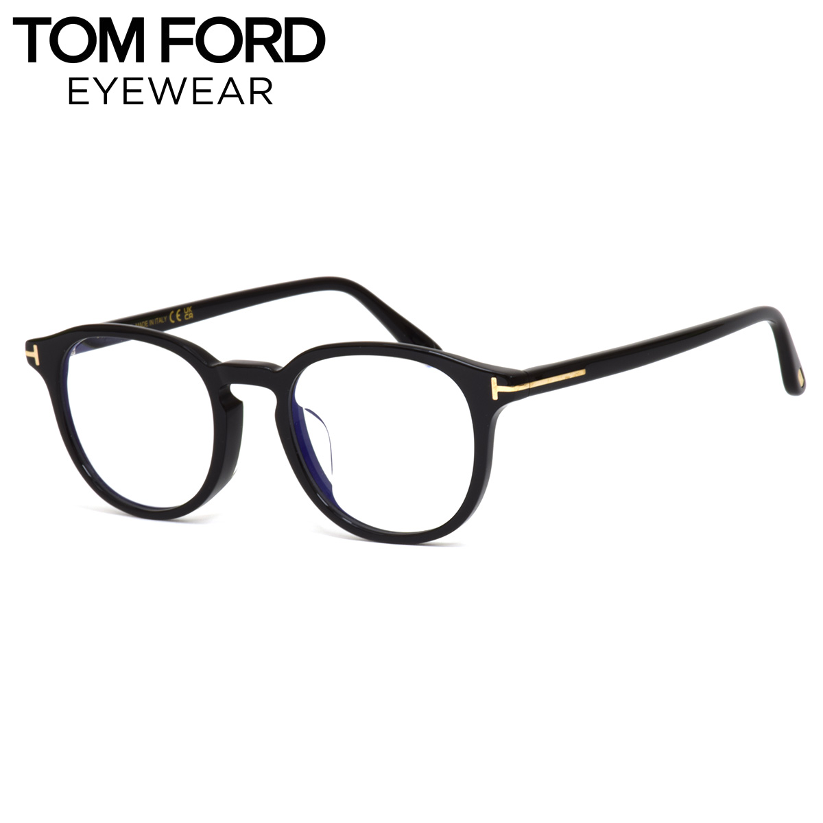 トムフォード TF5795K-B 001 51 メガネ 伊達メガネレンズ付 TOM FORD ブルーライトカット BLUE BLOCK COLLECTION ブルーブロック MADE IN ITALY メンズ レディース|メガネ・サングラスのThat’s