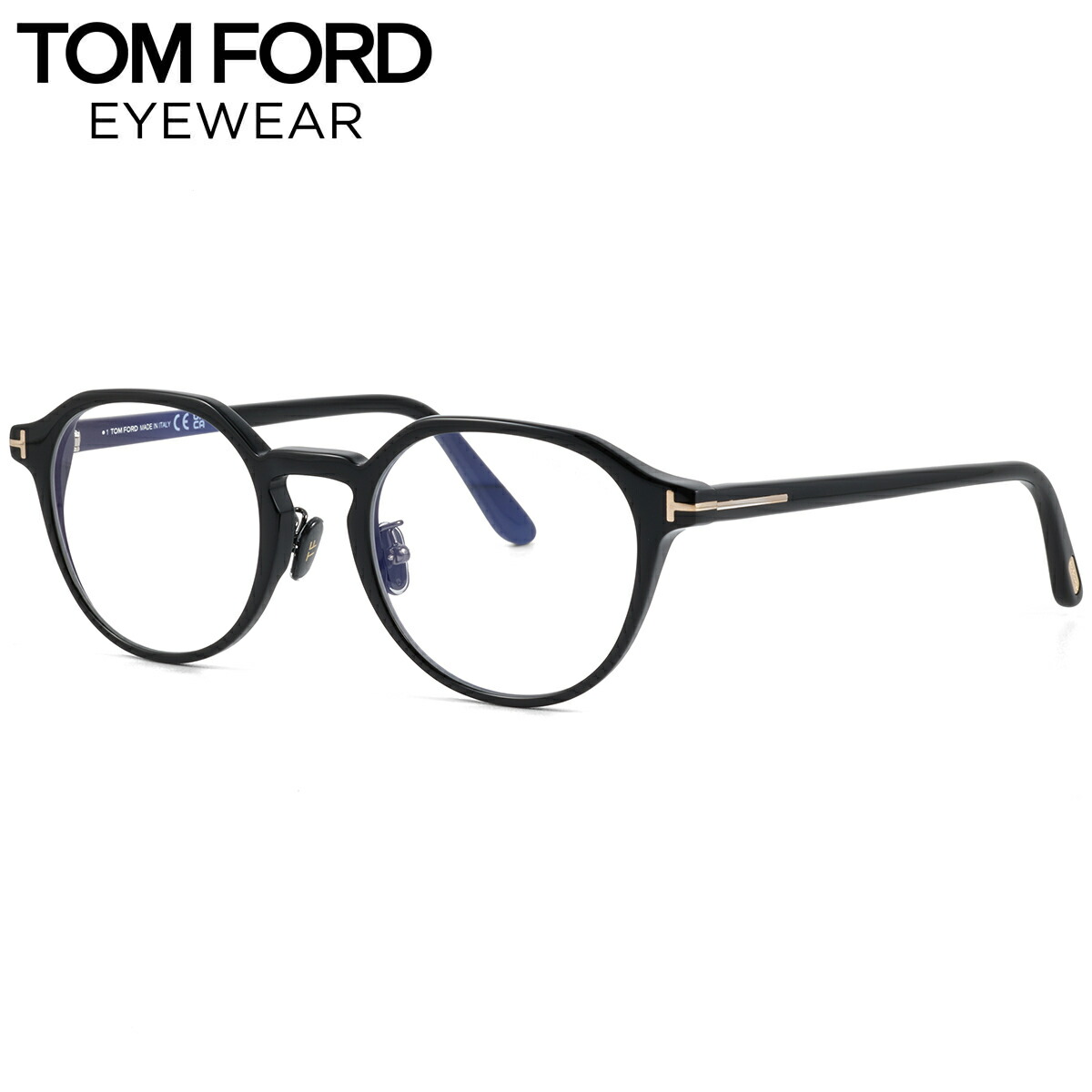 トムフォード TF5924D-B 001 51 メガネ 伊達メガネレンズ付 TOM FORD 伊達メガネレンズ ブルーライトカット BLUE BLOCK COLLECTION ブルーブロック MADE IN ITALY メンズ レディース｜メガネ・サングラスのThat&rsquo;s