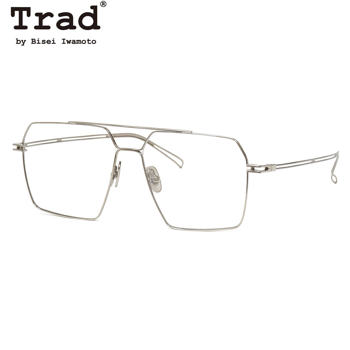 トラッド バイ ビセイイワモト TRB-2505 INTERCRUS SL 59 メガネ TRAD by bisei iwamoto 日本製 国産 MADE IN JAPAN メンズ レディース