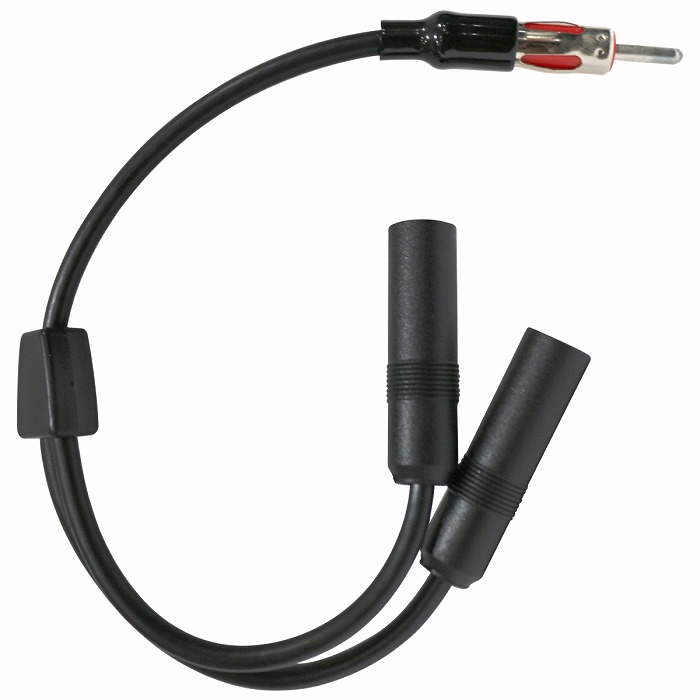 楽天市場】FM/AM アンテナ用 分配ケーブル 新品 （端子×2 差込口×1