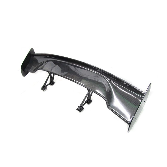 軽量 汎用 3D GTウイング ウィング 綾織カーボン 角度調整ステー 1445mm/144.5cm スポイラー ランエボ3 CE9A/エボ-III