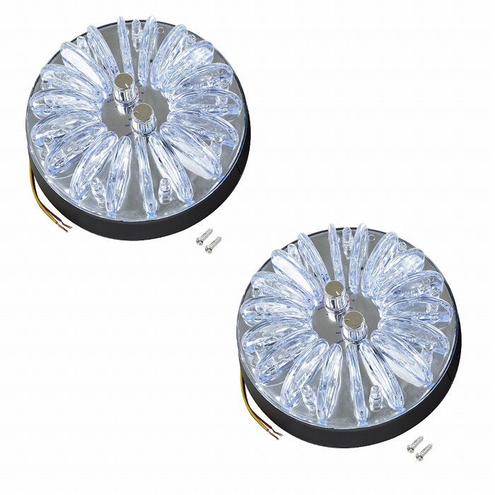 楽天市場】LEDルームランプ 36LED 12V シャンデリアルームランプ