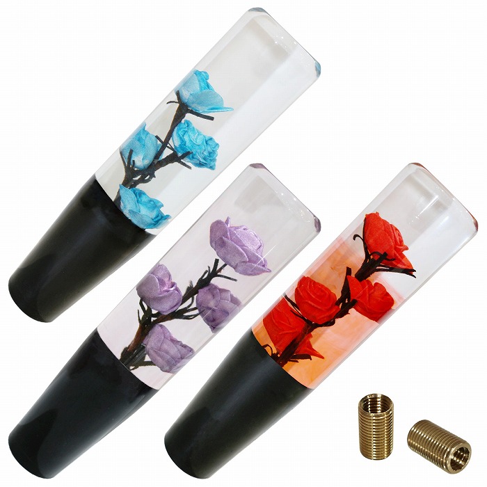 水中花　シフトノブ　旧車　当時物　ハコスカ　ケンメリ　ローレル tsft-d-001.jpg