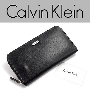 【楽天市場】【Calvin Klein】カルバンクライン 財布 ウォレット メンズ ラウンドファスナー長財布 小銭入れ付き ブラック
