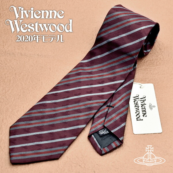 受賞店舗 送料無料 Vivienne Westwood 年新作 ヴィヴィアンウエストウッド ネクタイ メンズ ストライプ柄 ボルドー Vv I1 売れ筋 Hajoseppelt De