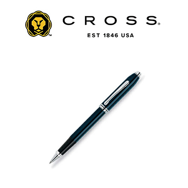 【楽天市場】【CROSS】クロス TOWNSEND タウンゼント ローラーボール 水性 ボールペン クォーツブルーラッカー CROSS695