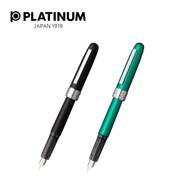 楽天市場】プラチナ万年筆 プレジデント 万年筆 ブラック/ワインレッド