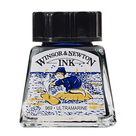 楽天市場 ドローイングインク14ml ウルトラマリン 660c イラストレーターやデザイナーに愛されてきたカラーインク ネコポス便不可 Winsor Newton The 文房具 令和万葉堂