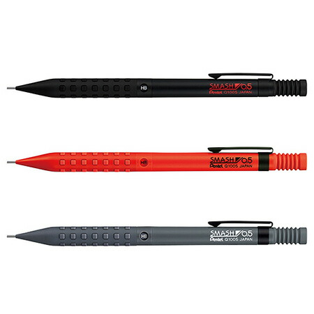 楽天市場】ぺんてる シャープペンシル スマッシュ Q1005 【0.5mm】 軸