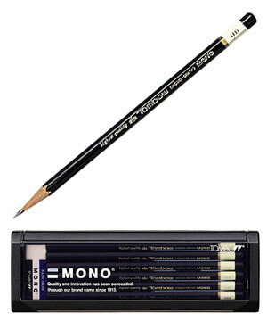 楽天市場 モノ 鉛筆 Mono 定番鉛筆 製図 デッサン用 2個までネコポス便可能 トンボ The 文房具 令和万葉堂