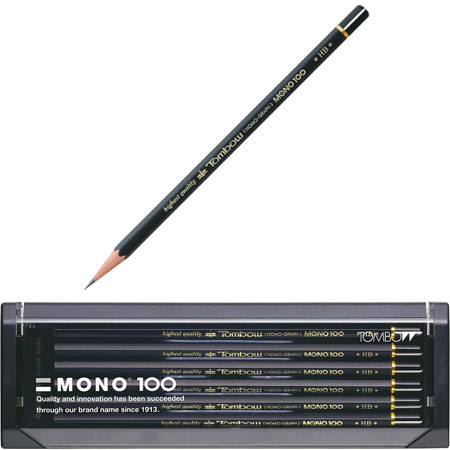 楽天市場 モノ100 鉛筆 Mono 100 定番鉛筆 製図 デッサン用 2個までネコポス便可能 トンボ The 文房具 令和万葉堂