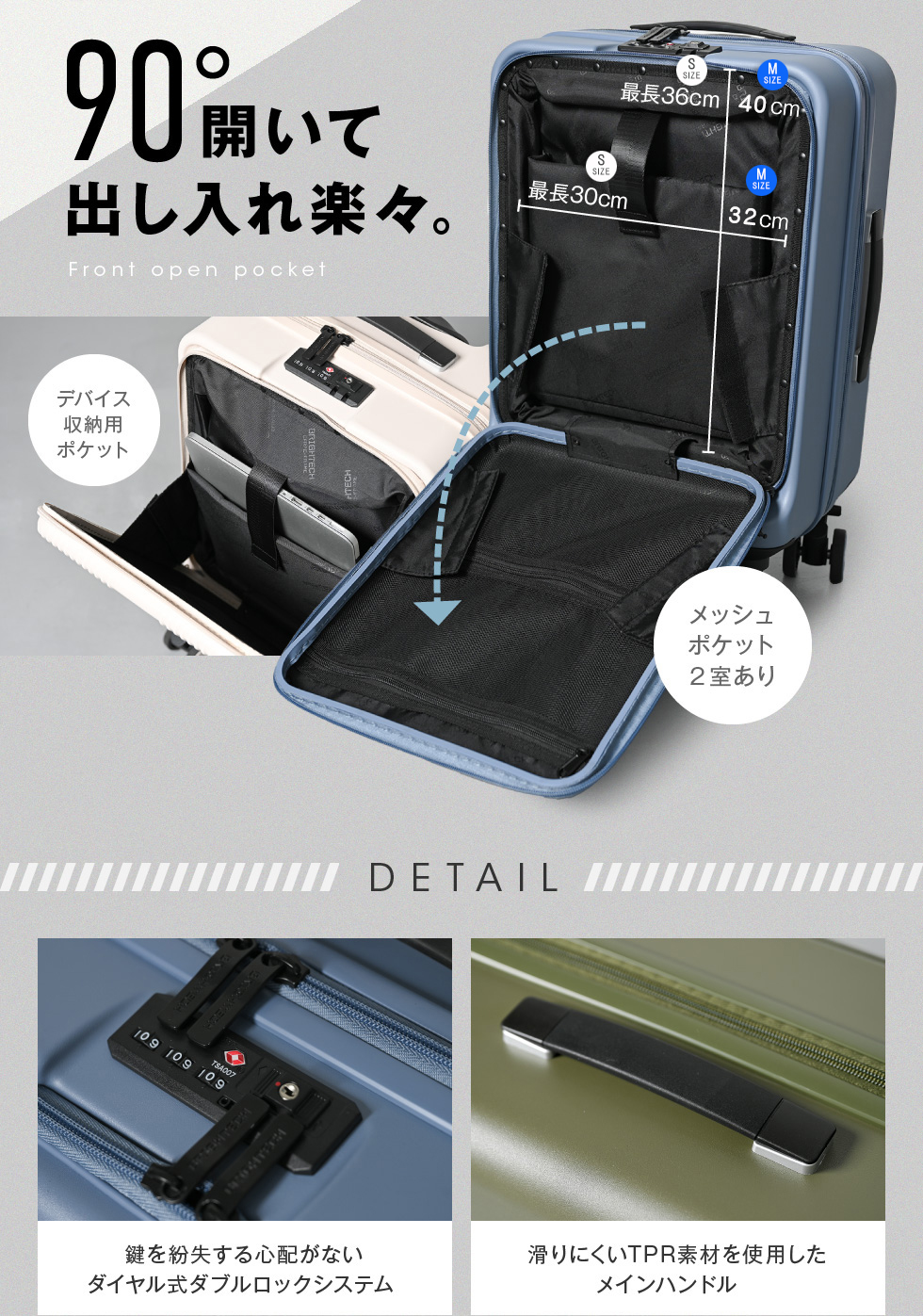 サタプラランキング1位受賞 BRIGHTECH ブライテック スーツケース