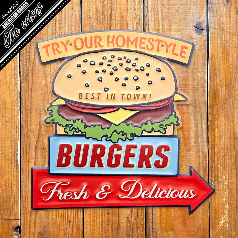 バーガーキング　USA サイン　ストアディスプレイ　店舗用　ガレージ 楽天市場】アメリカン トラフィックサイン (バーガーキング