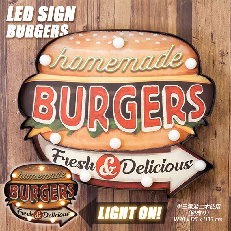 楽天市場】電飾看板 大型 アメリカン クラシック LED Sign