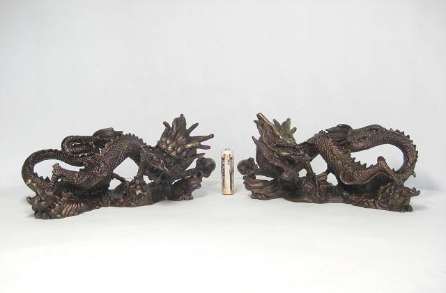 宝玉持ち双龍 銅製 黒龍 体セット 専用ケース付 風水グッズ 開運グッズ 幸運の置物 最上位の龍の証 本指のツインドラゴン 風水グッズ 龍の置物 辰年の干支グッズ Mergertraininginstitute Com