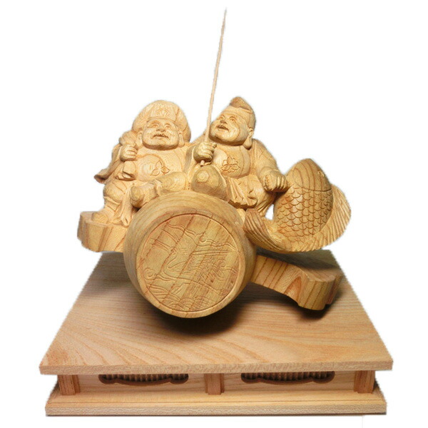 楽天市場】天然 欅木彫り （ケヤキ） 大黒天像 (高さ約20cm)＜仏像