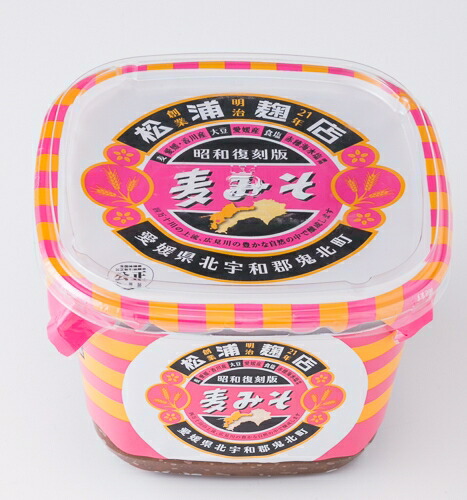 昭和復刻版麦みそカップ　750ｇX６個｜53529：食品(出c2-tc)(寄5022)