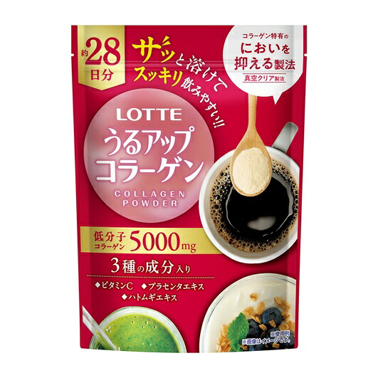 【エントリーでP10倍！】ロッテ うるアップコラーゲン 185g まとめ買い(&times;6)|4903336792112(tc)(011020)｜フジネットショップ店