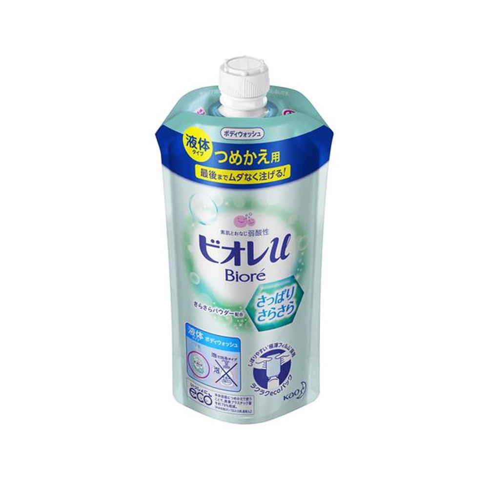 24個セット 花王 ビオレｕ さっぱりさらさら つめかえ用 340ml 早い者勝ち