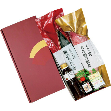 お中元 送料無料 土佐料理司 とろ鰹たたき刺身セット TS-2