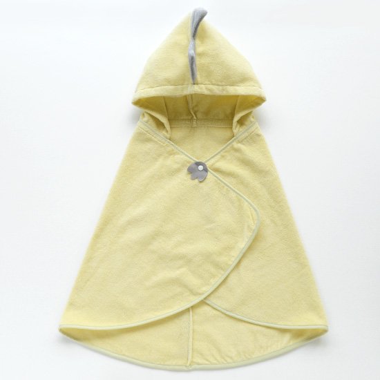 Dino フードバスタオル イエロー 愛媛 すごモノ 今治 タオル ブランド イエロー 大好きな恐竜に変身 Volleybalcluboegstgeest Nl