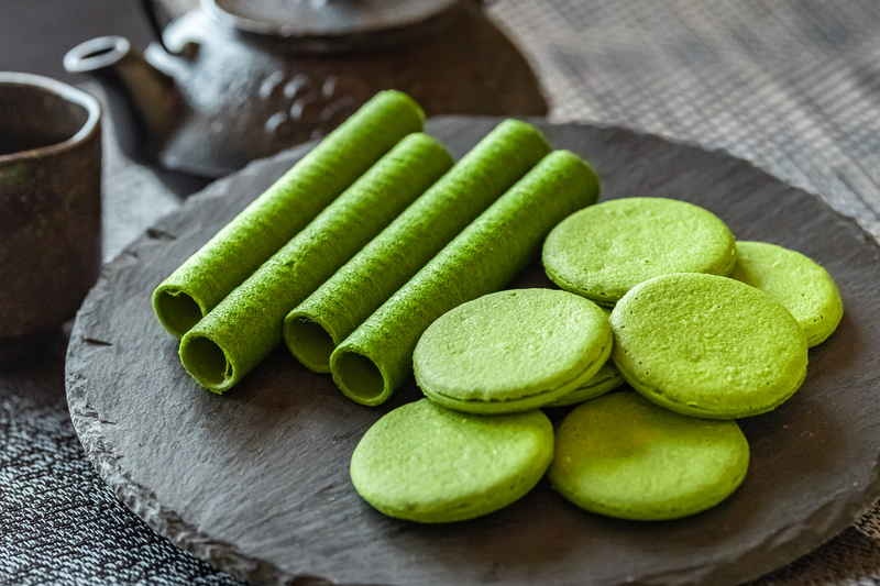 楽天市場】抹茶スイーツ 宇治茶三種 お濃いくちラングドシャ茶賓