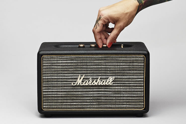 美品】Marshall マーシャル アクトン2 ホワイト Bluetoothスピーカー