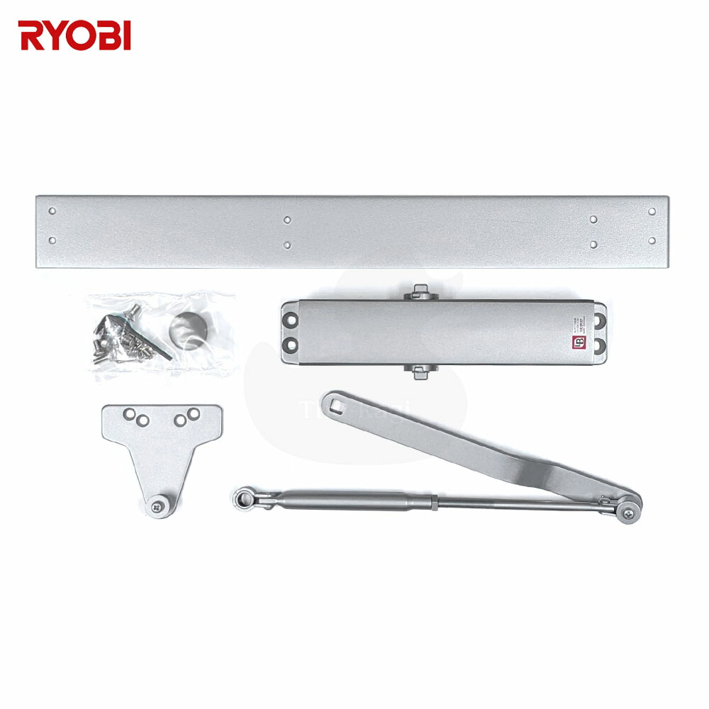 【6/11 01:59迄 全品P10倍】RYOBI 美和ロック取り替えっこ用ドアクローザー KJ-3P1 しろがね色色 美和手合い MIWA KM313P-HS1用【リョービ 検査と修理部分品】