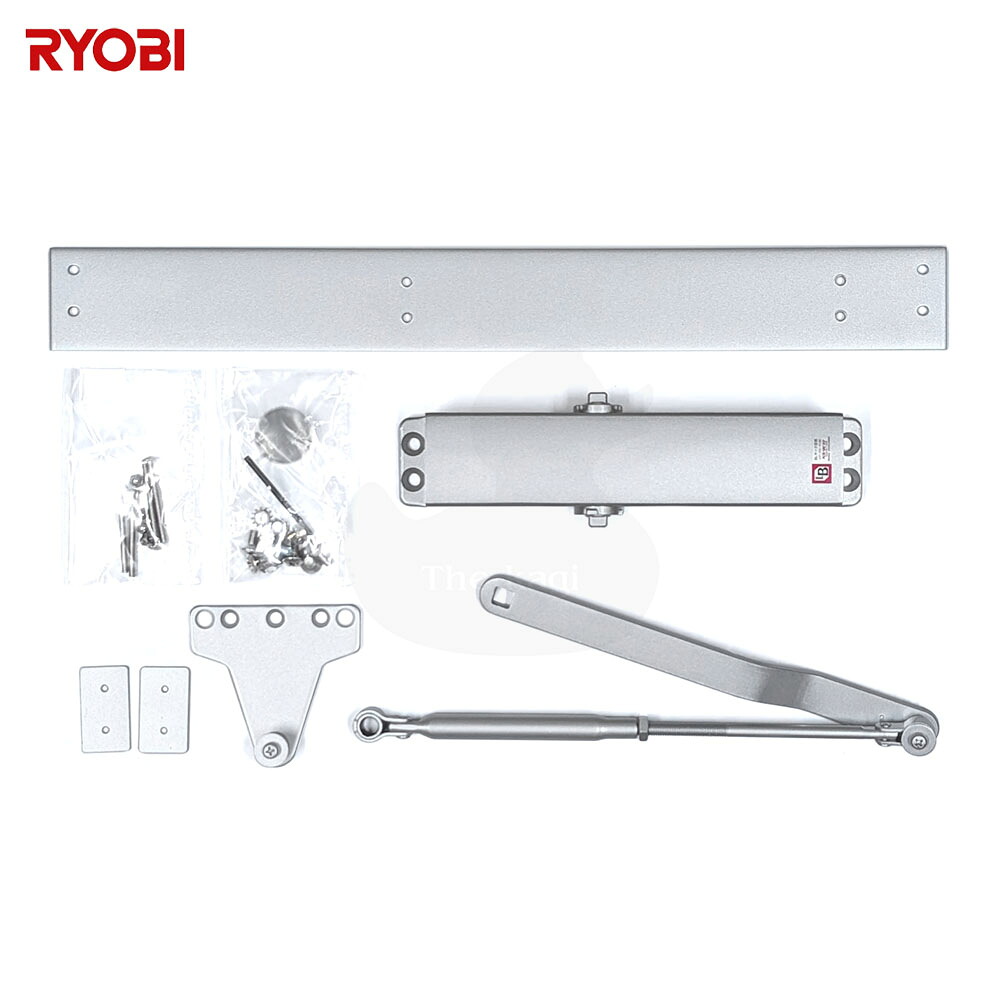 【6/11 01:59迄 全品P10倍】RYOBI 美和ロック取り替えっこ用ドアクローザー KJ-3P2 しろがね色色 美和手合い MIWA KM313P-HS2用【リョービ 検査と修理部分品】