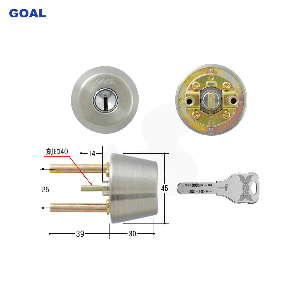 [尾っぽ目じるし40] GOAL GP TX40-37 11 しろがね色色 足懸かり3本付 TX手合い用 GP円柱【決勝点 検査と修理部分品】