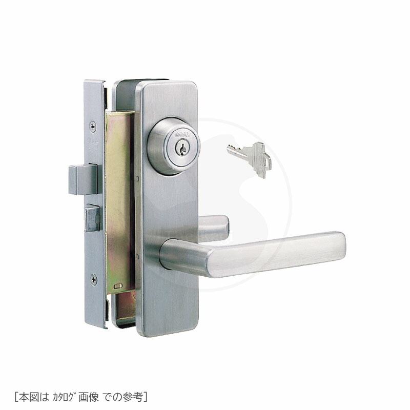 【7/26 01:59迄 エントリーでP10倍】GOAL レバーハンドル錠 GB-61 扉厚27mm BS51mm シルバー色 左右勝手兼用 キー3本付 ギザキーシリンダー仕様 GOAL TX【GB61】【ゴール メンテナンス部品】|THE・KAGI堂