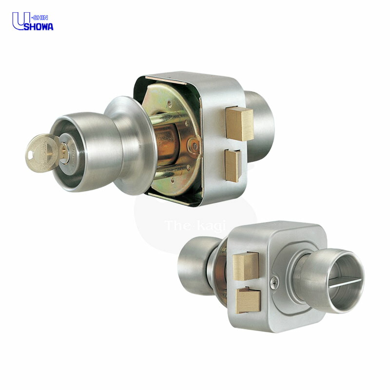 楽天市場】SHOWA BX 516 外開用 扉厚29-40mm シルバー色 キー3本付 面