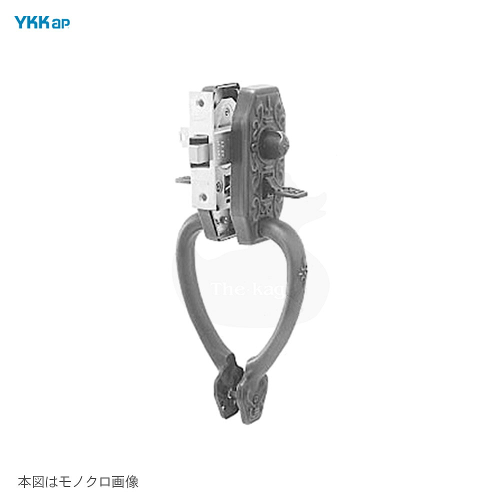 【7/26 01:59迄 エントリーでP10倍】YKK サムラッチハンドル HHK-10735 BS64mm キー3本付 左右勝手兼用 玄関 装飾錠 GOAL ピンシリンダー仕様 GF 錠ケース付【YKK AP メンテナンス部品】｜THE・KAGI堂