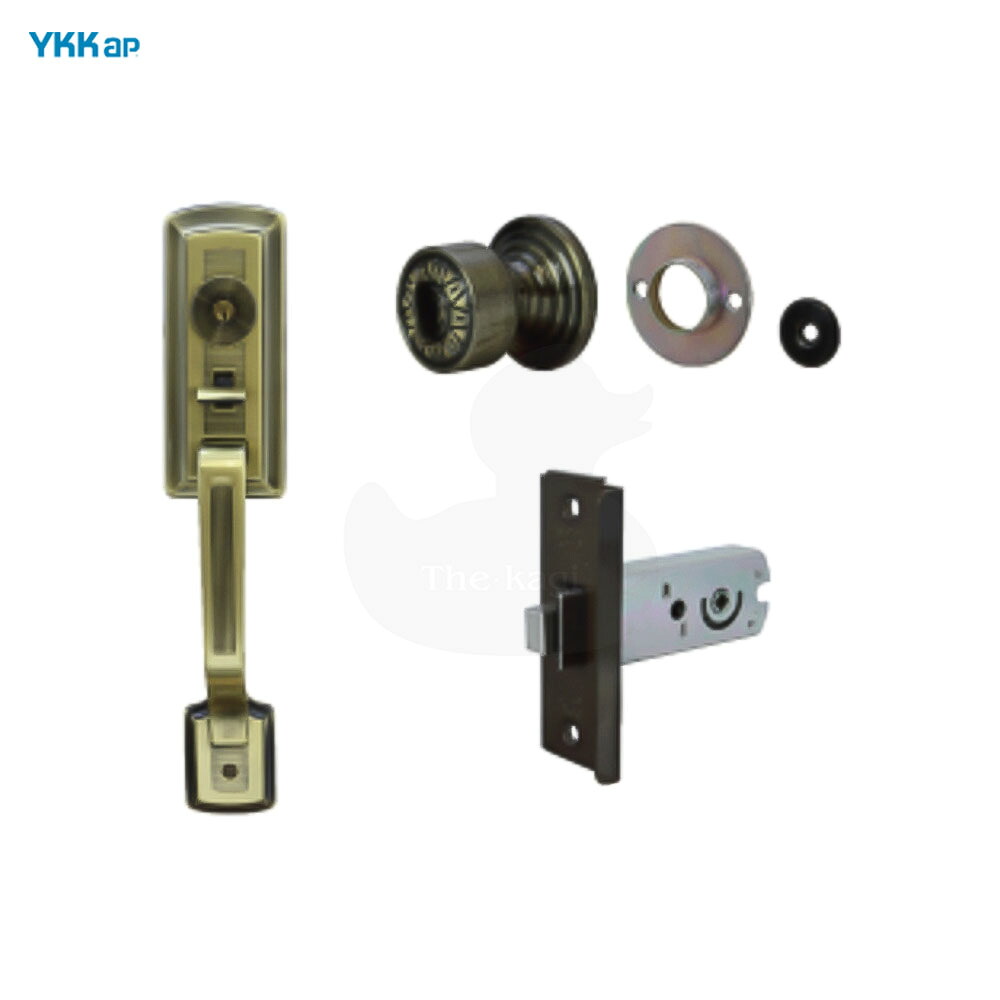 【6/11 01:59迄 全品P10倍】YKK サムラッチハンドル YB HHK-16358 BS64粍 扉厚29.5-30粍 手当たり3本付 働き掛ける勝手気侭兼用 部屋の入り口 かざり付ける錠 GOAL ピン円柱遣りくち GF 錠容れもの付【YKK AP 検査と修理部分品】