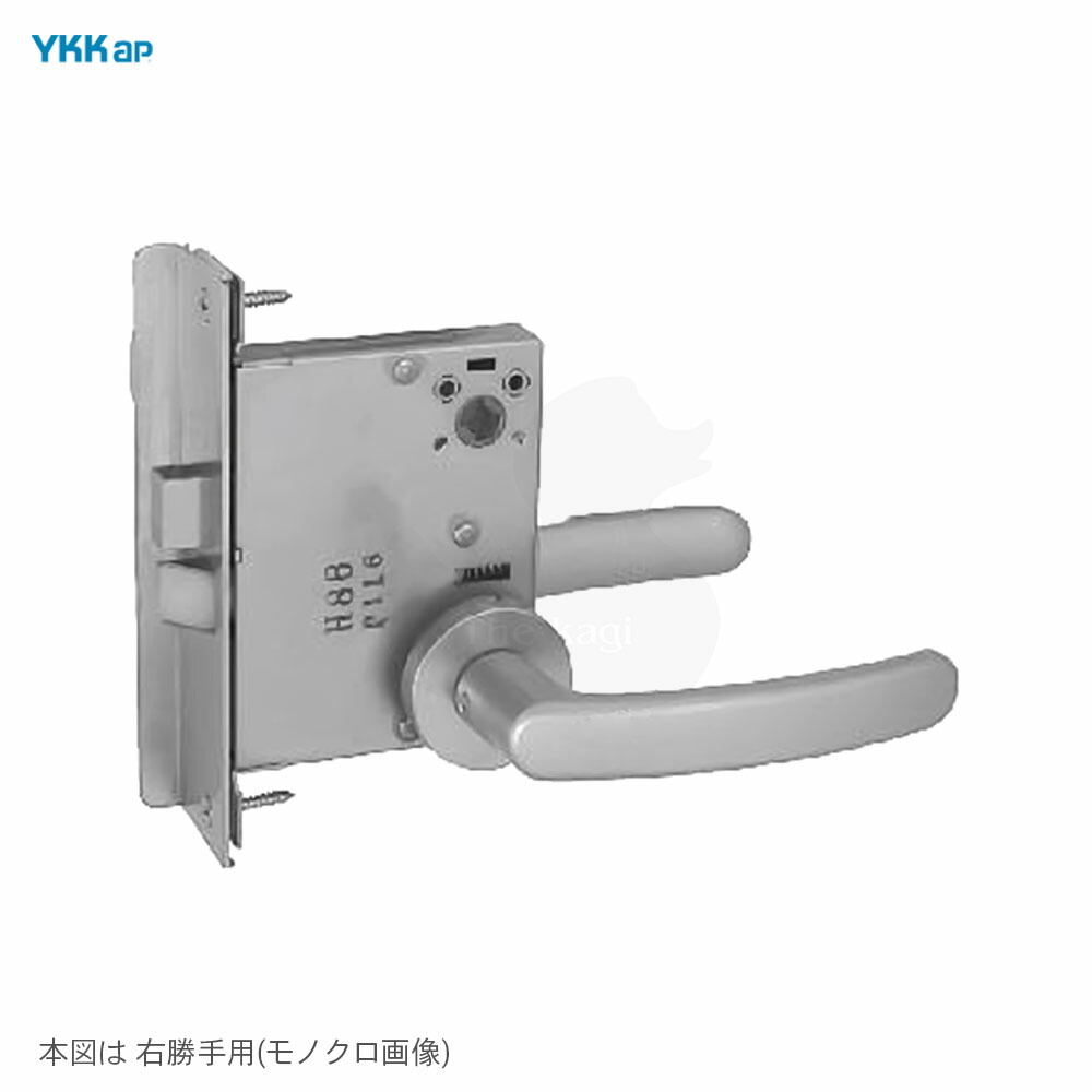 【7/26 01:59迄 エントリーでP10倍】YKK レバーハンドル錠セット HH4K-11558(左) / HH4K-11557(右) BS64mm シリンダー・サムターン無し 錠ケース付【YKK AP メンテナンス部品】|THE・KAGI堂