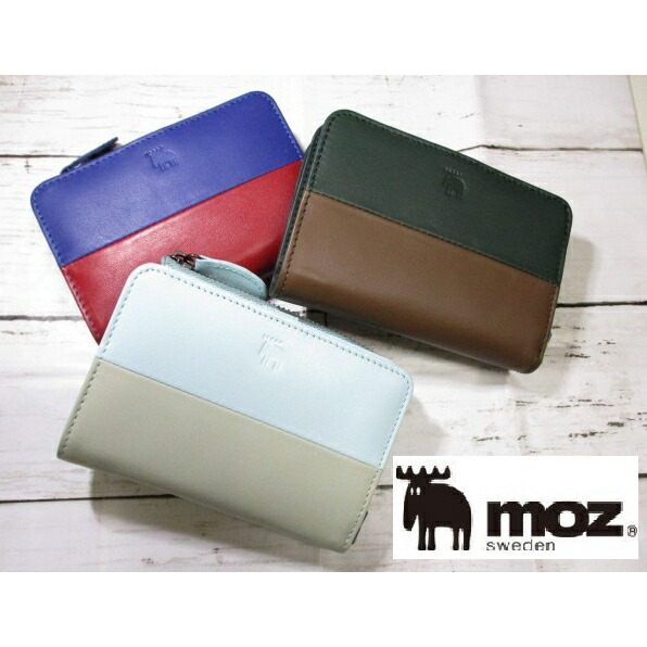 楽天市場】moz 財布 Flock ラウンドファスナー二つ折り札入 モズ 86071