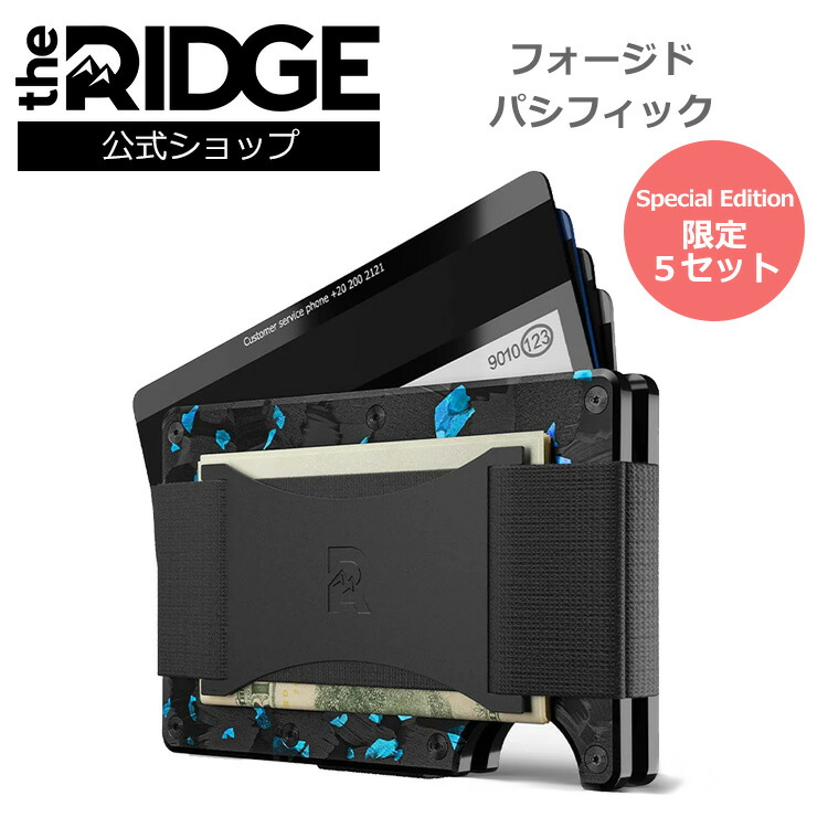 Titanium Black Money Clip | Products | the RIDGE カードも