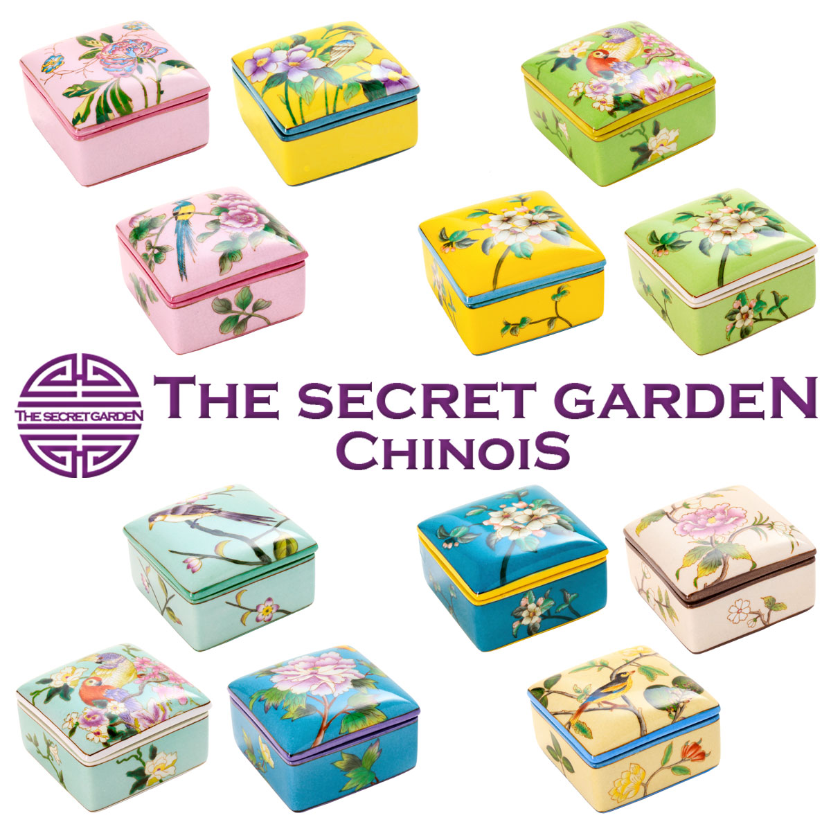 楽天市場】THE-SECRET-GARDEN シノワズリ 手描 手塗 オールハンド