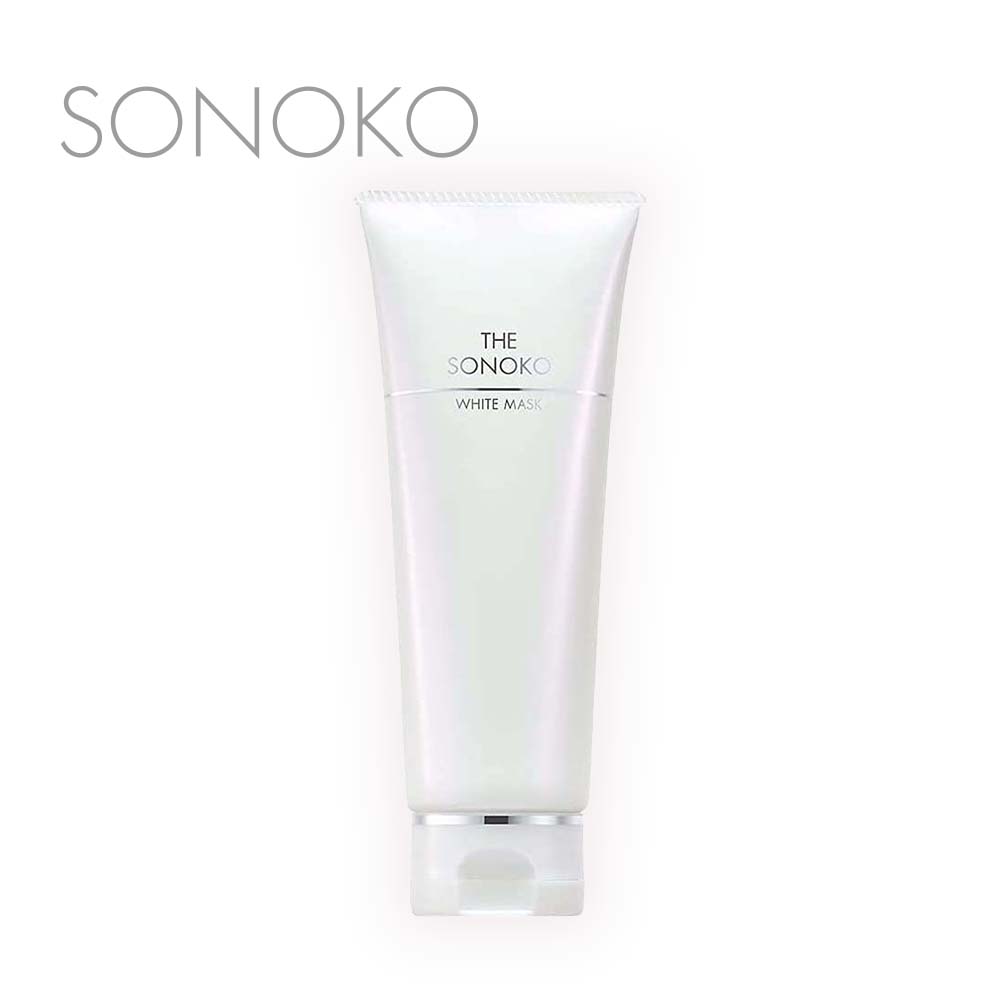 SONOKO ザ ソノコ ホワイトマスク 90g フェイシャルマスク 塗るパック フェイスパック 無添加 角質オフ 年齢肌 敏感肌 毛穴 スキンケア エイジングケア 保湿 無香料 インバスケア 美白 ハリツヤ 高保湿 フェイスマスク